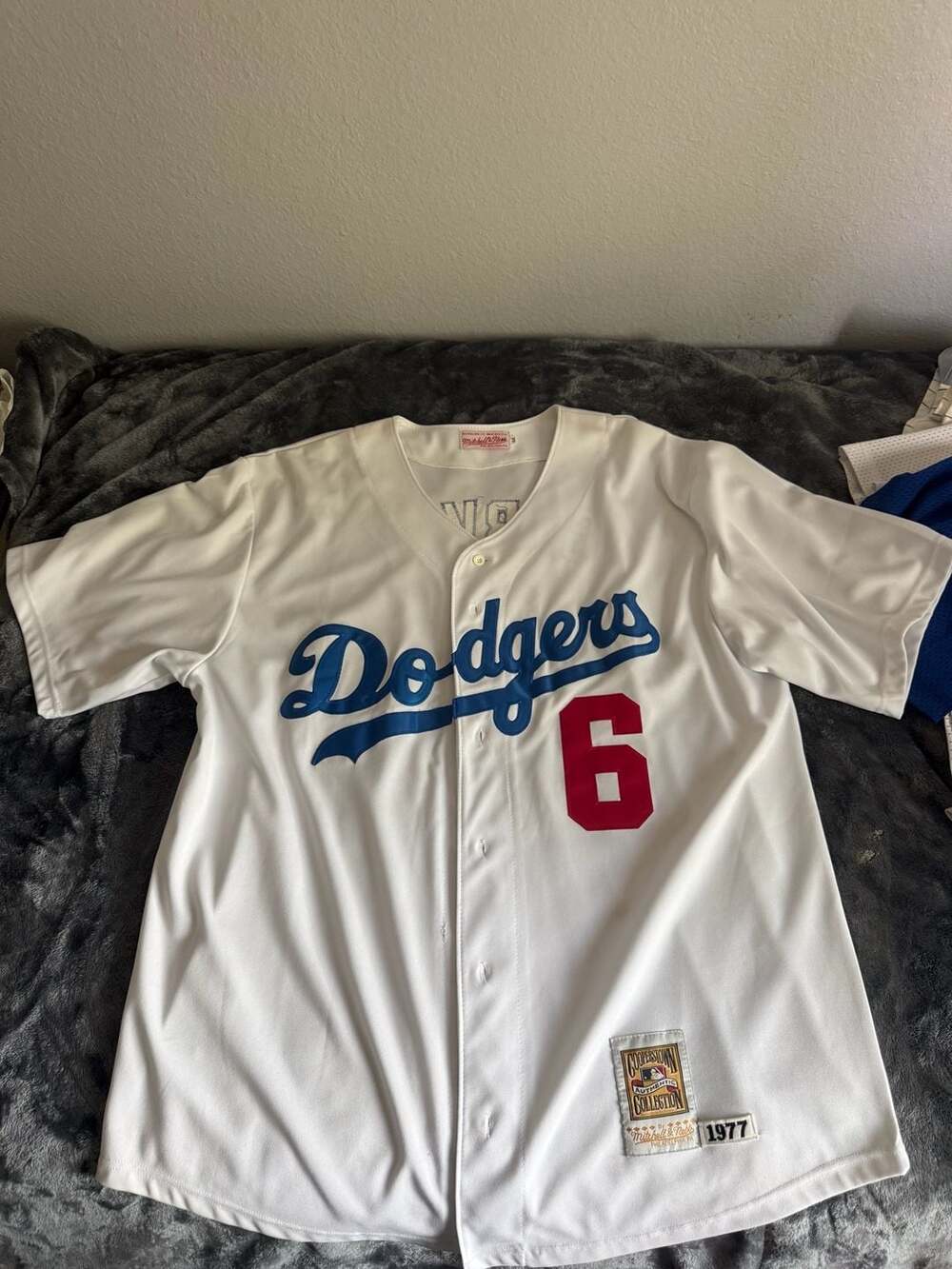 Mitchell & Ness Steve Garvey Los Angeles Dodgers 1977 Jersey Size 54